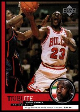 21 Michael Jordan (Chicago defeats the Knicks 5-14-96)
